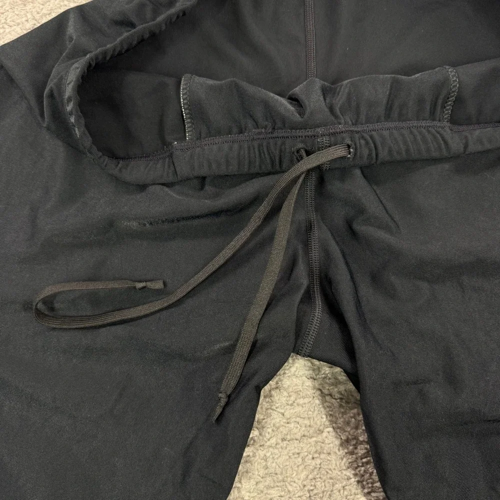 Barracuda Swimwear Mens Black Jammer Swim Shorts Size 42 Made in USA PBT Blend